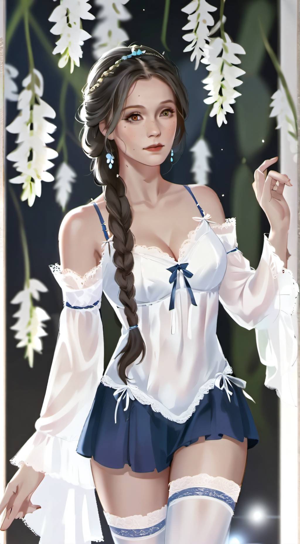 ai character: Éclaire background