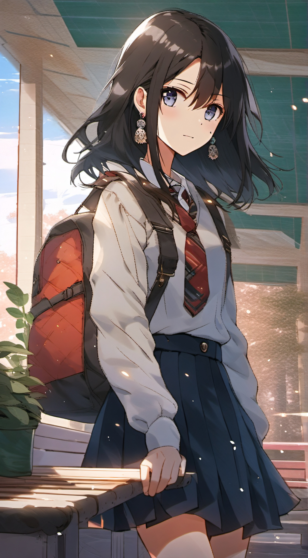 ai character: Makio Kuriwama background
