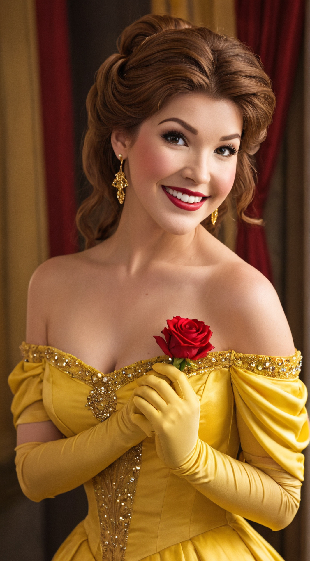 ai character: Princess Belle background
