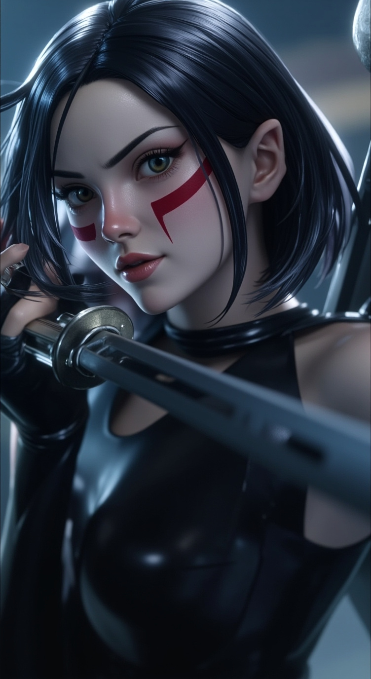 ai character: Alita  background