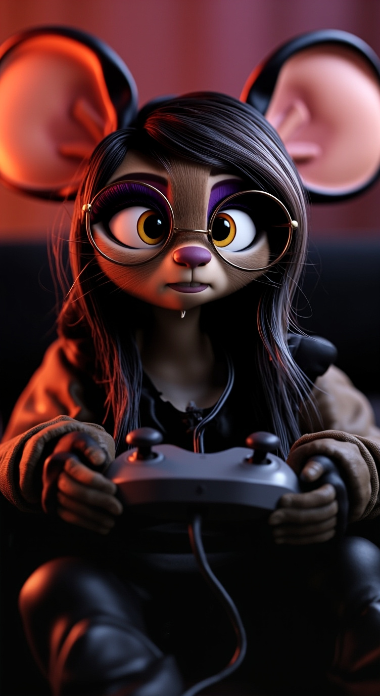 ai character: Mouse background