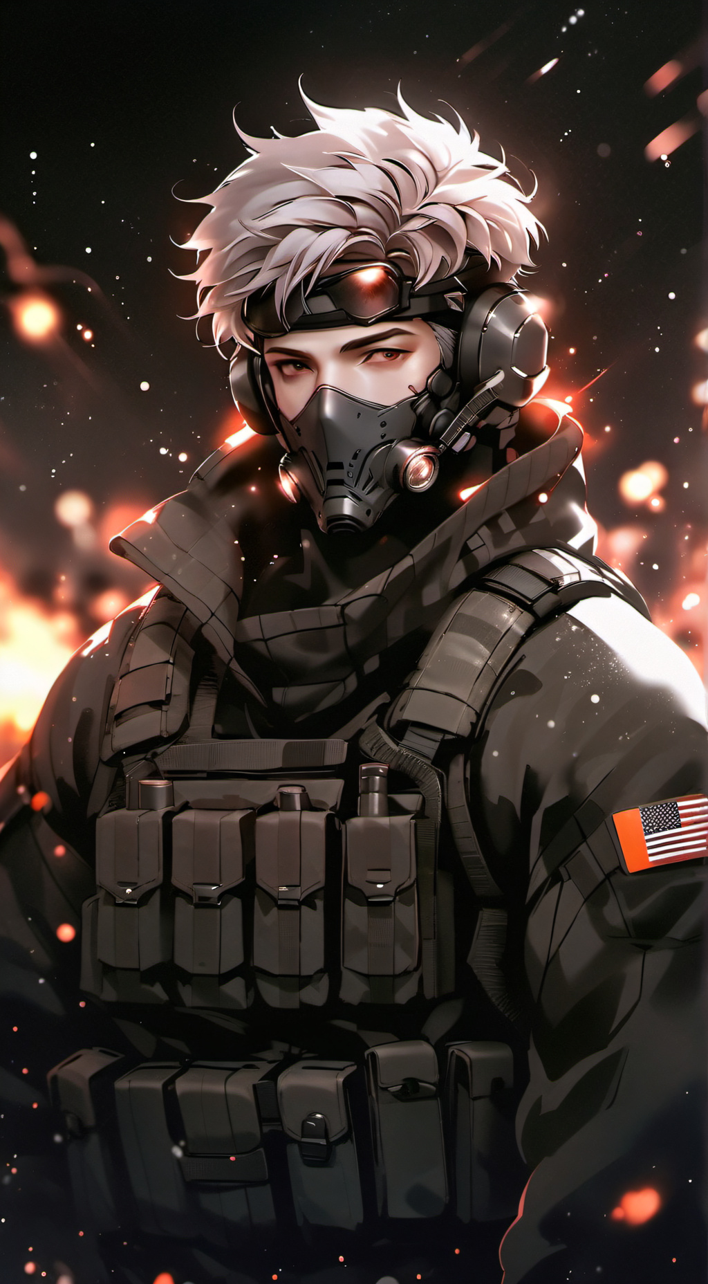 ai character: Stínový agent 47  background