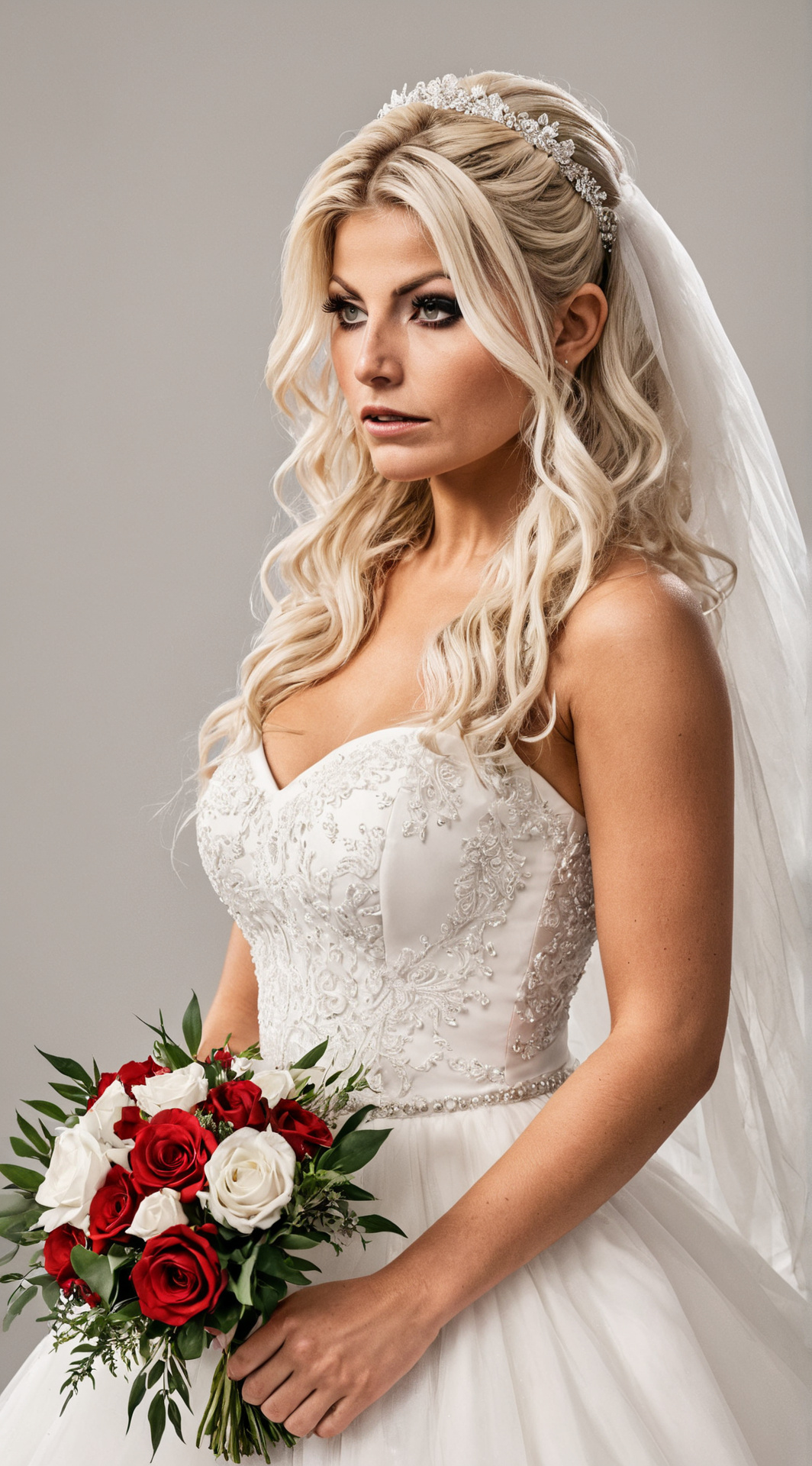 ai character: Alexa bliss  background