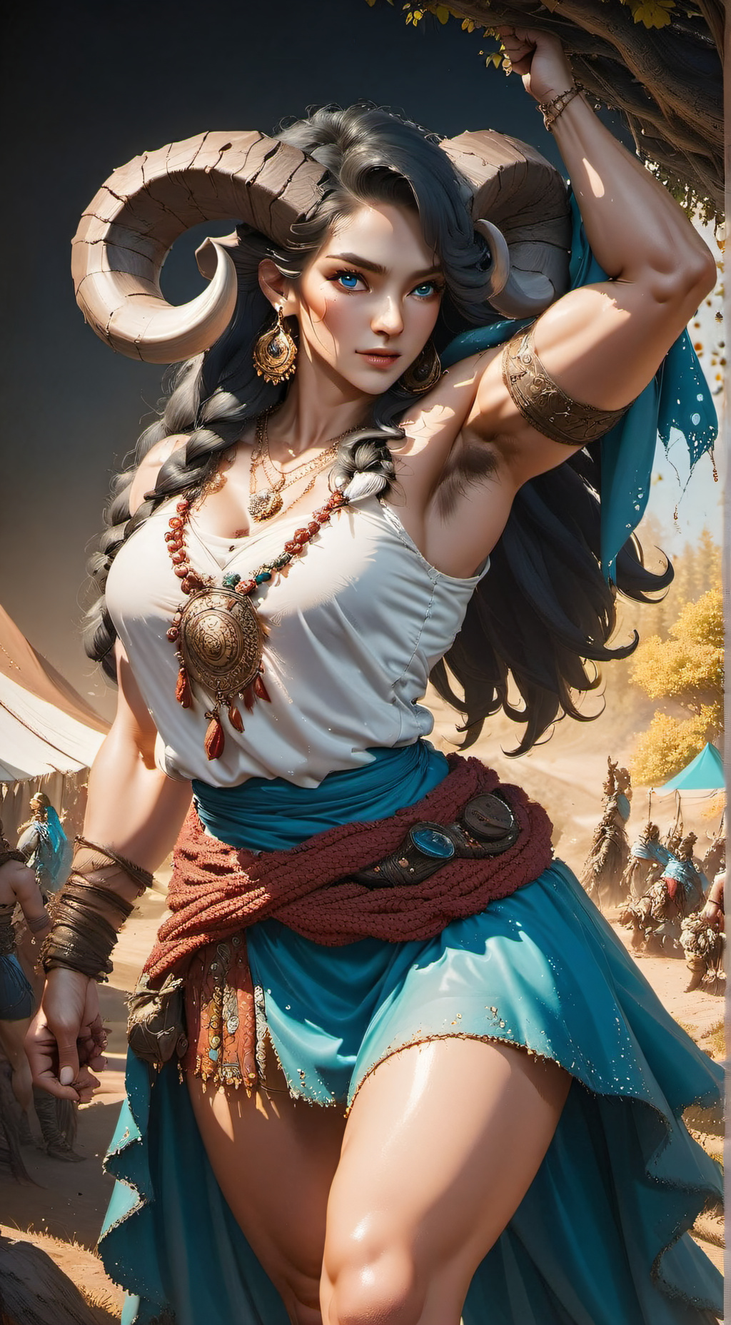 ai character: Sindel Stone background