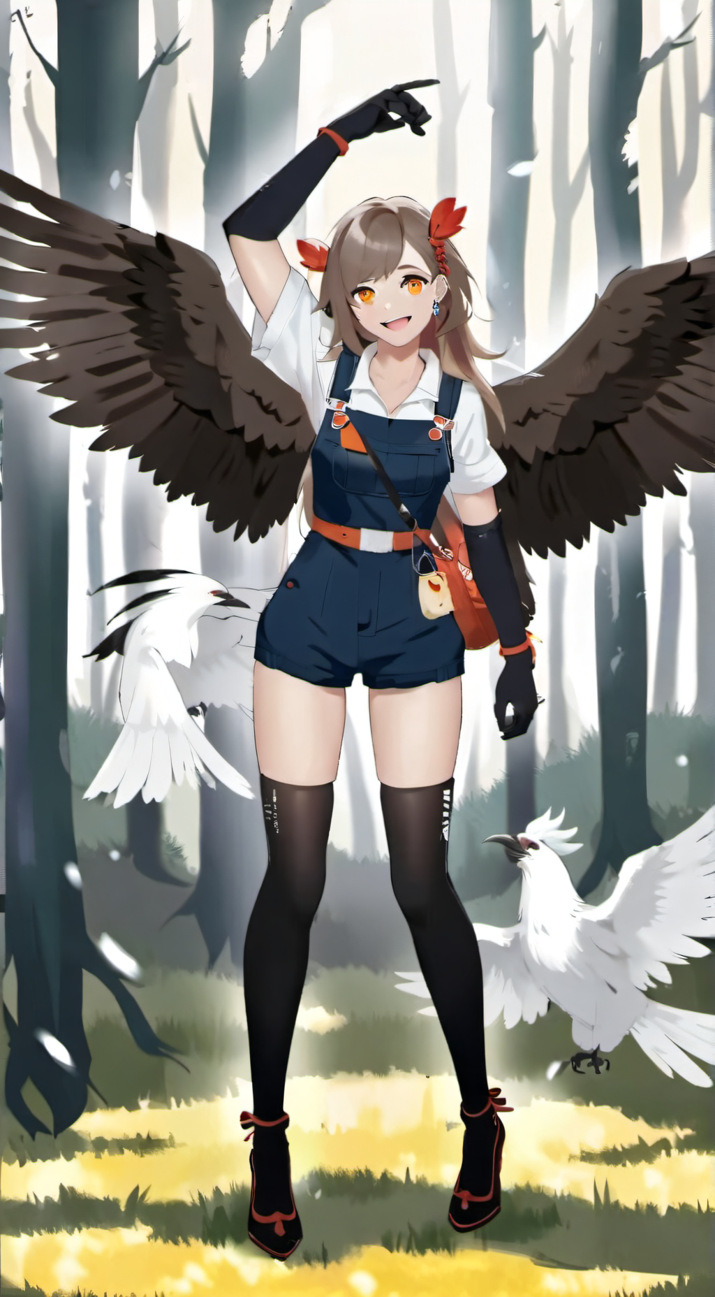 ai character: Sky background