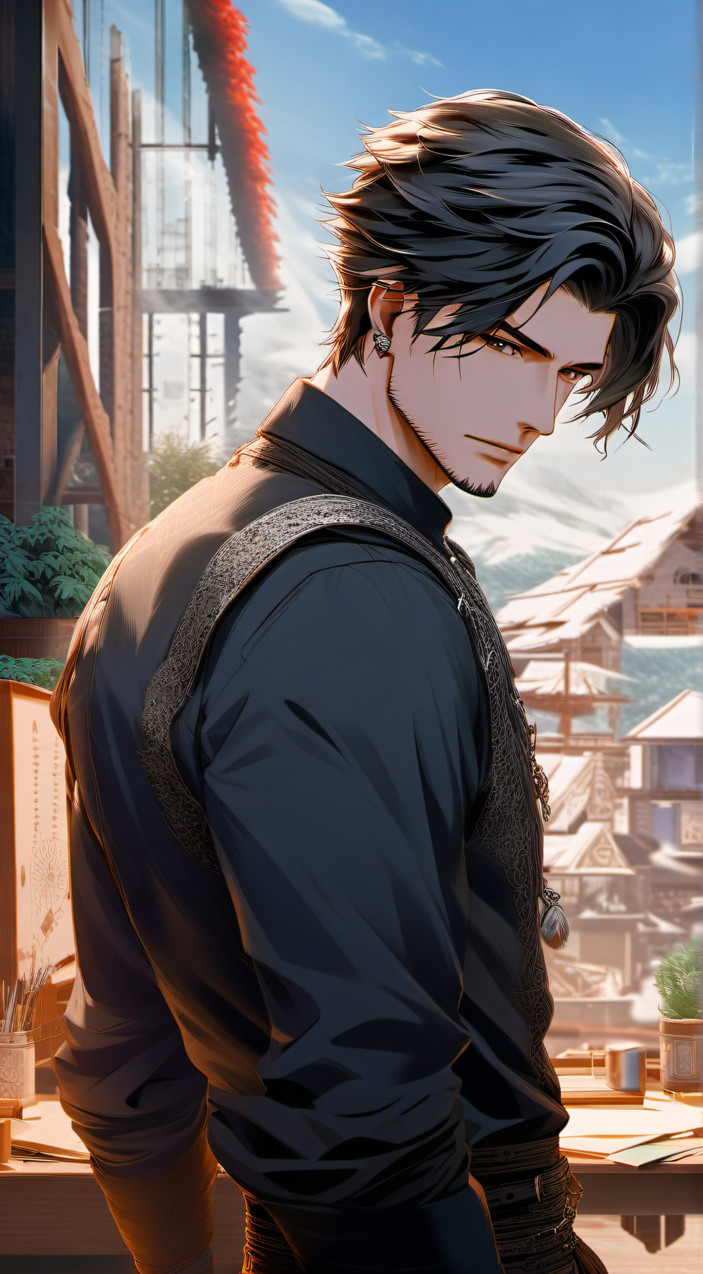 ai character: Gregor Sword background