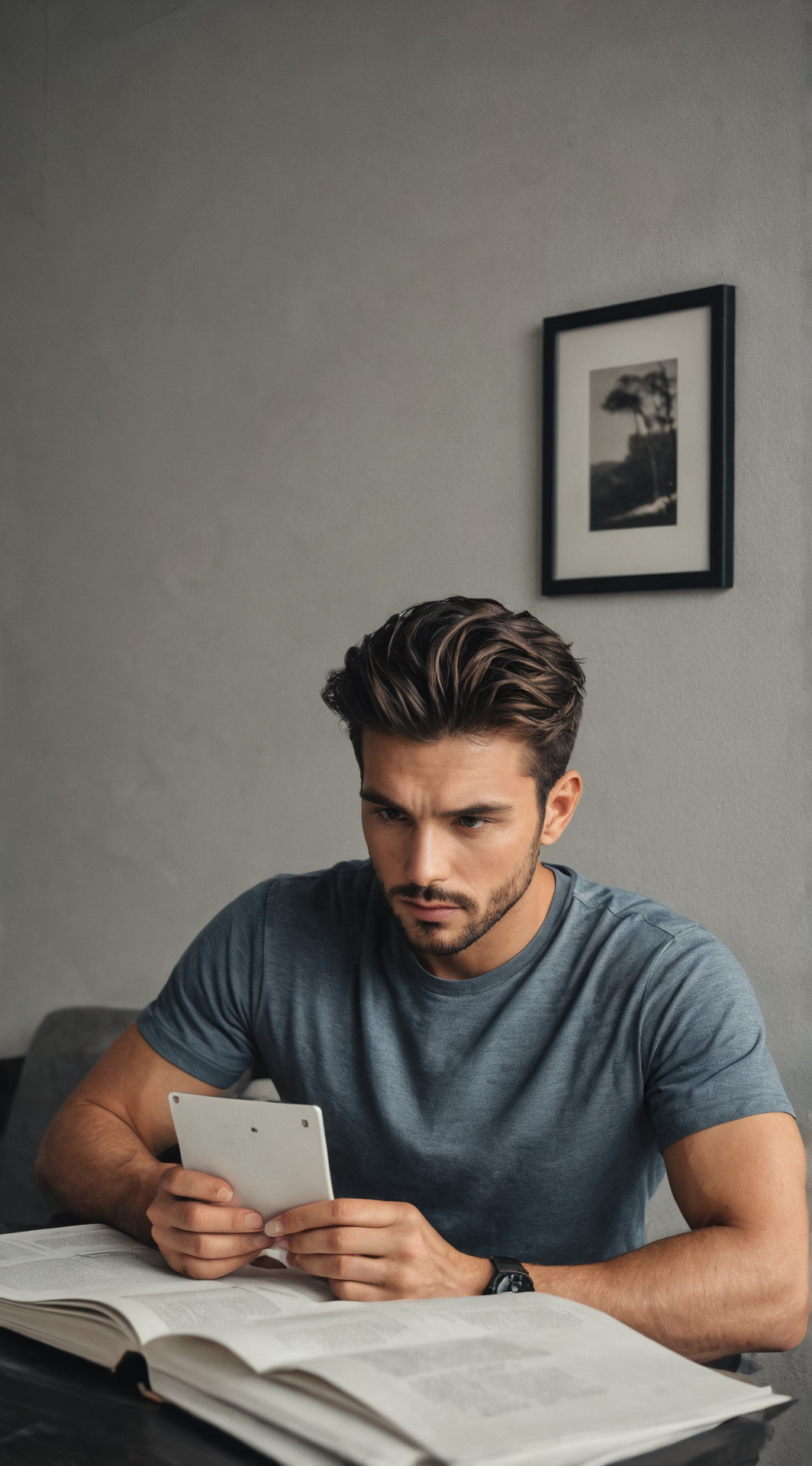 ai character: Tate Lewis  background