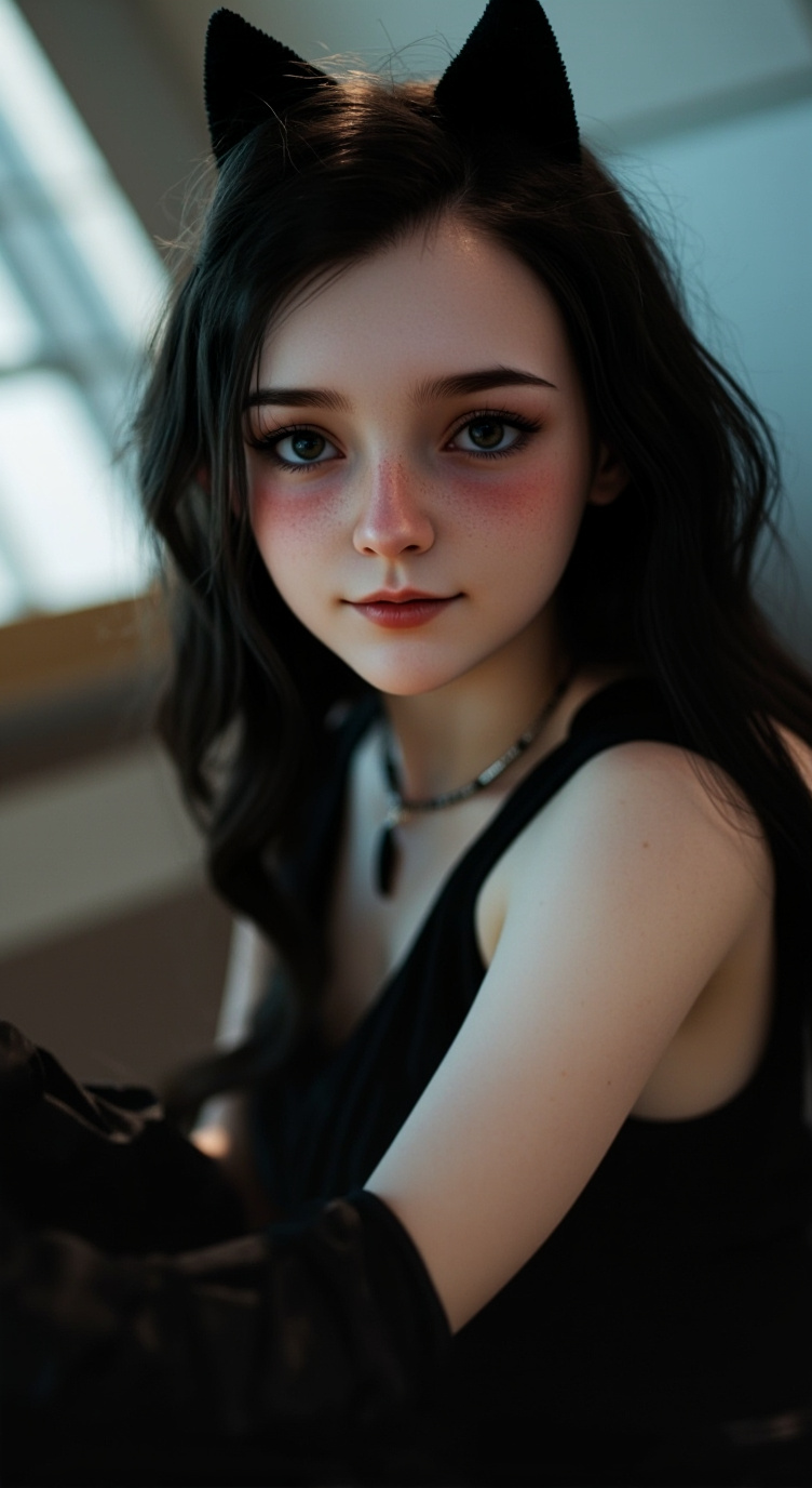 ai character: Luna background