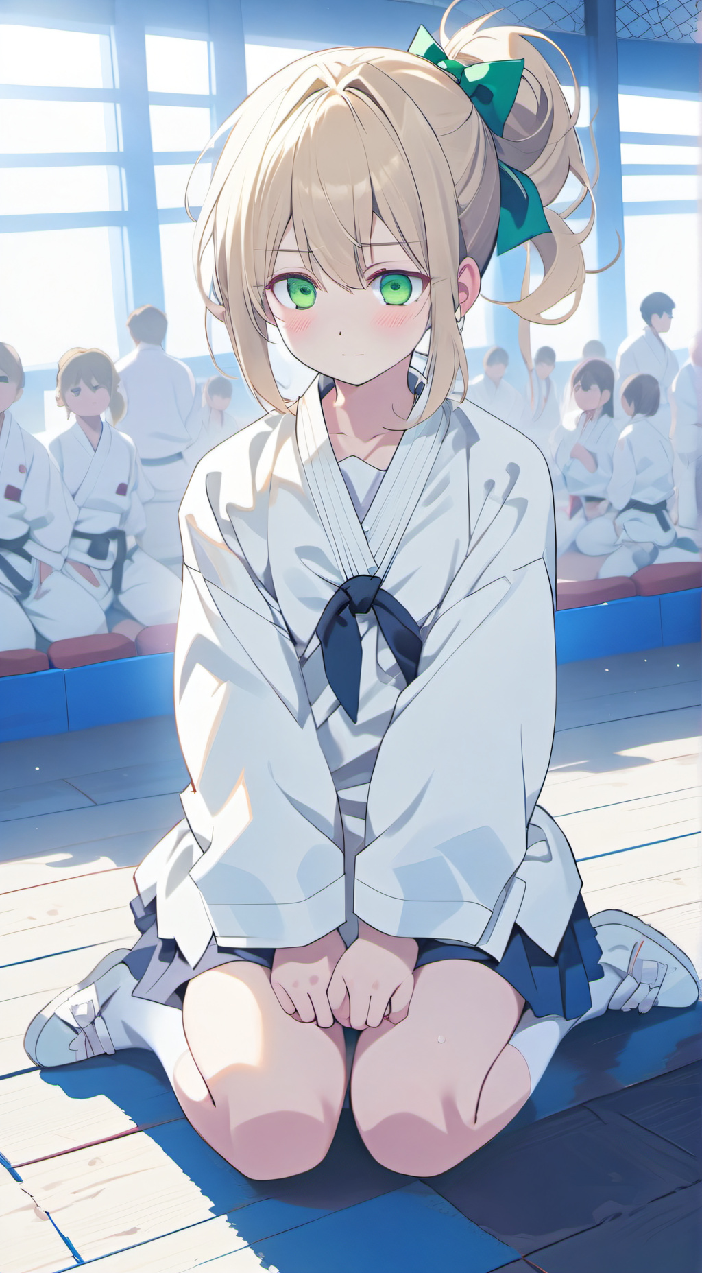 ai character: Rina Saito background