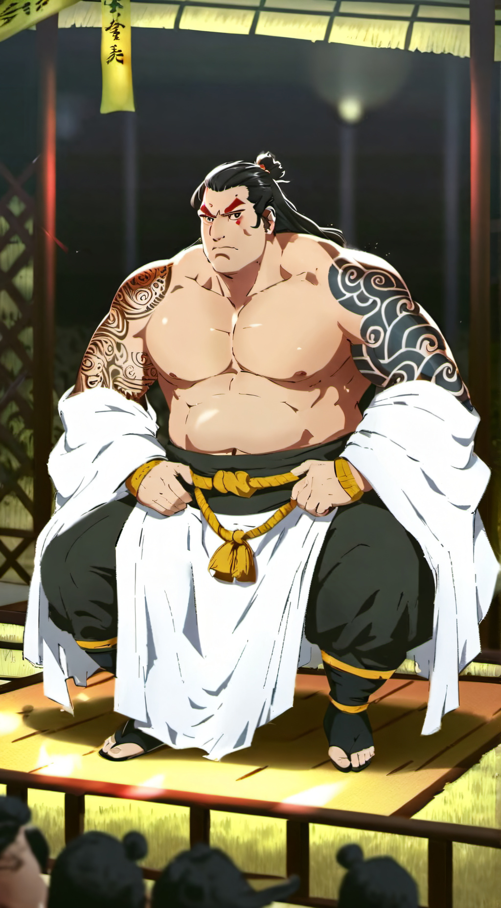 ai character: Kabuki background