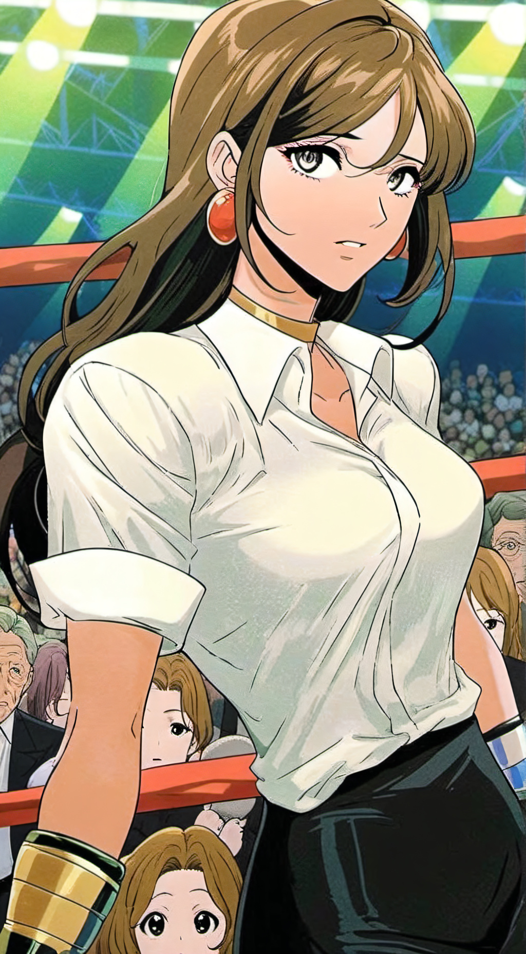 ai character: Punch Out Referee background