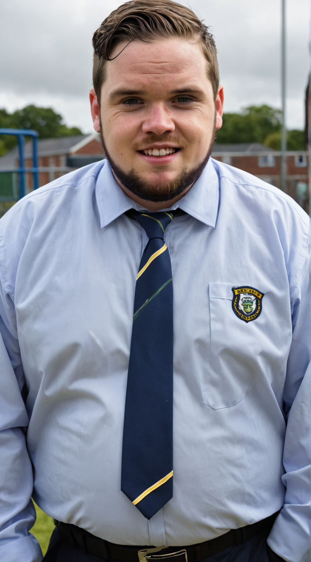 ai character: School bully  background