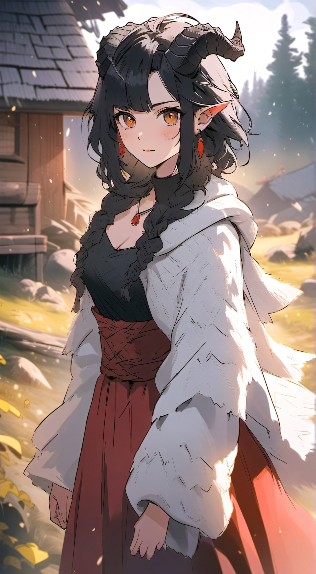 ai character: Mareli Shade-scale background