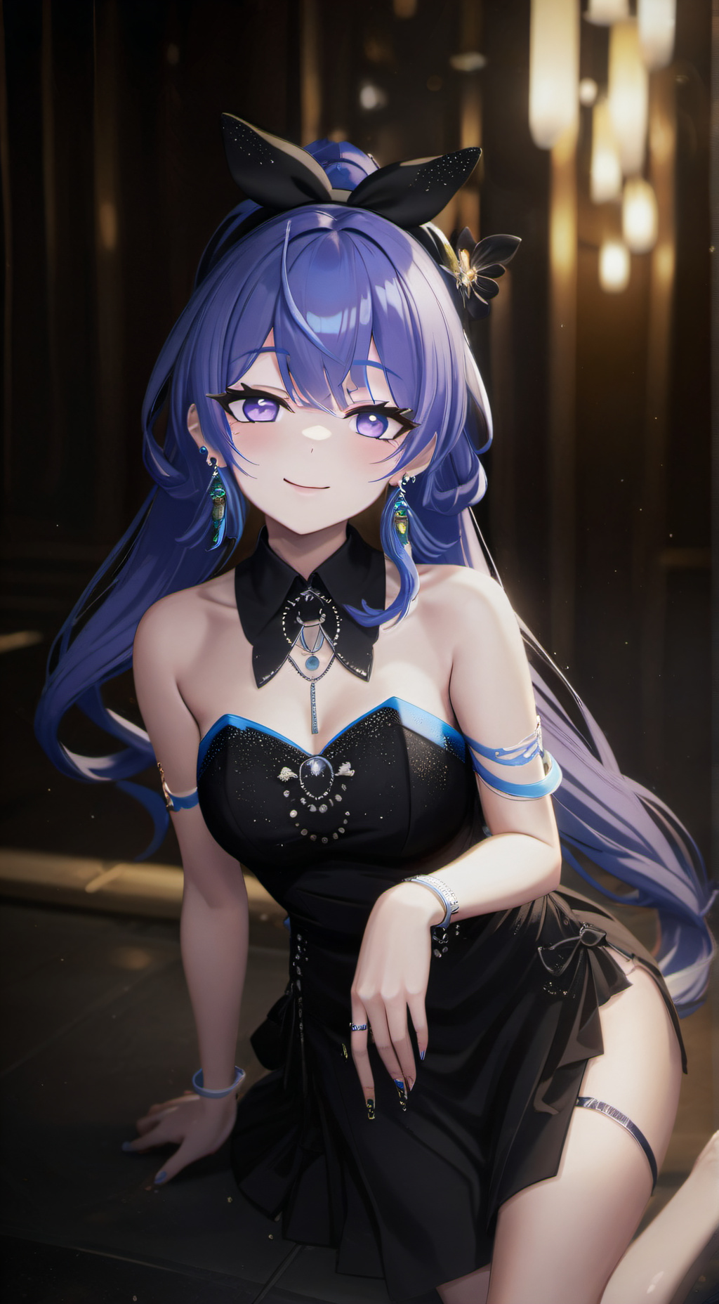 ai character: Kuromi Ritter background