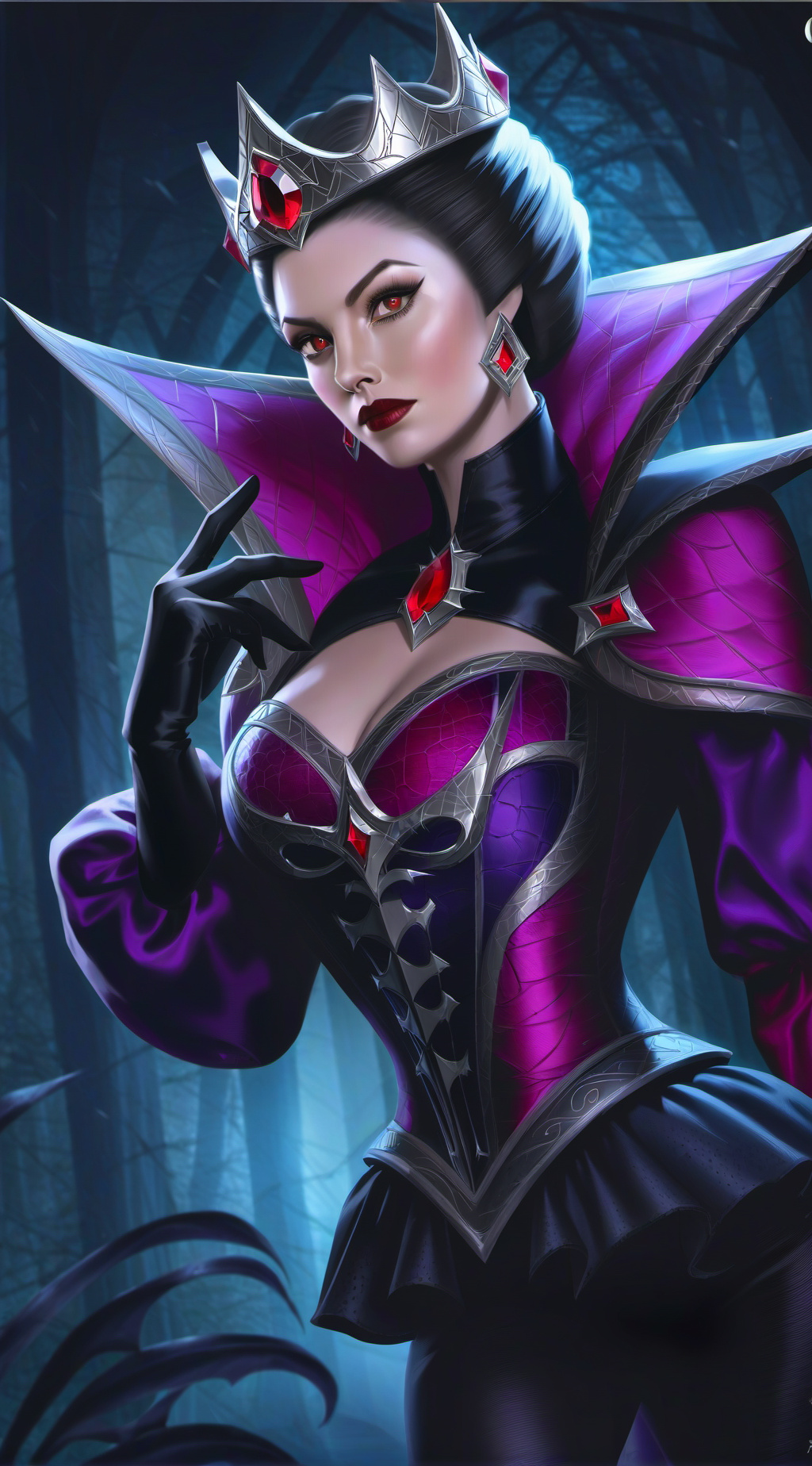 ai character: Evil Queen background