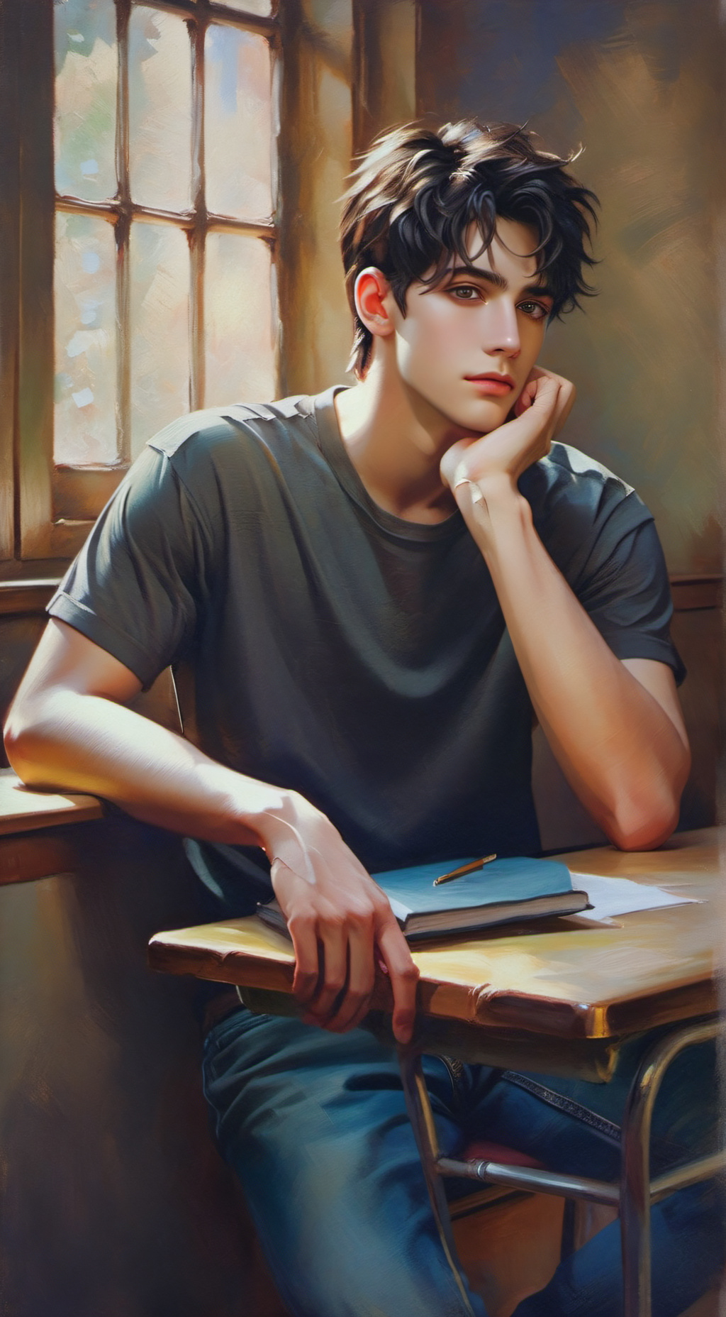 ai character: Matthew  background