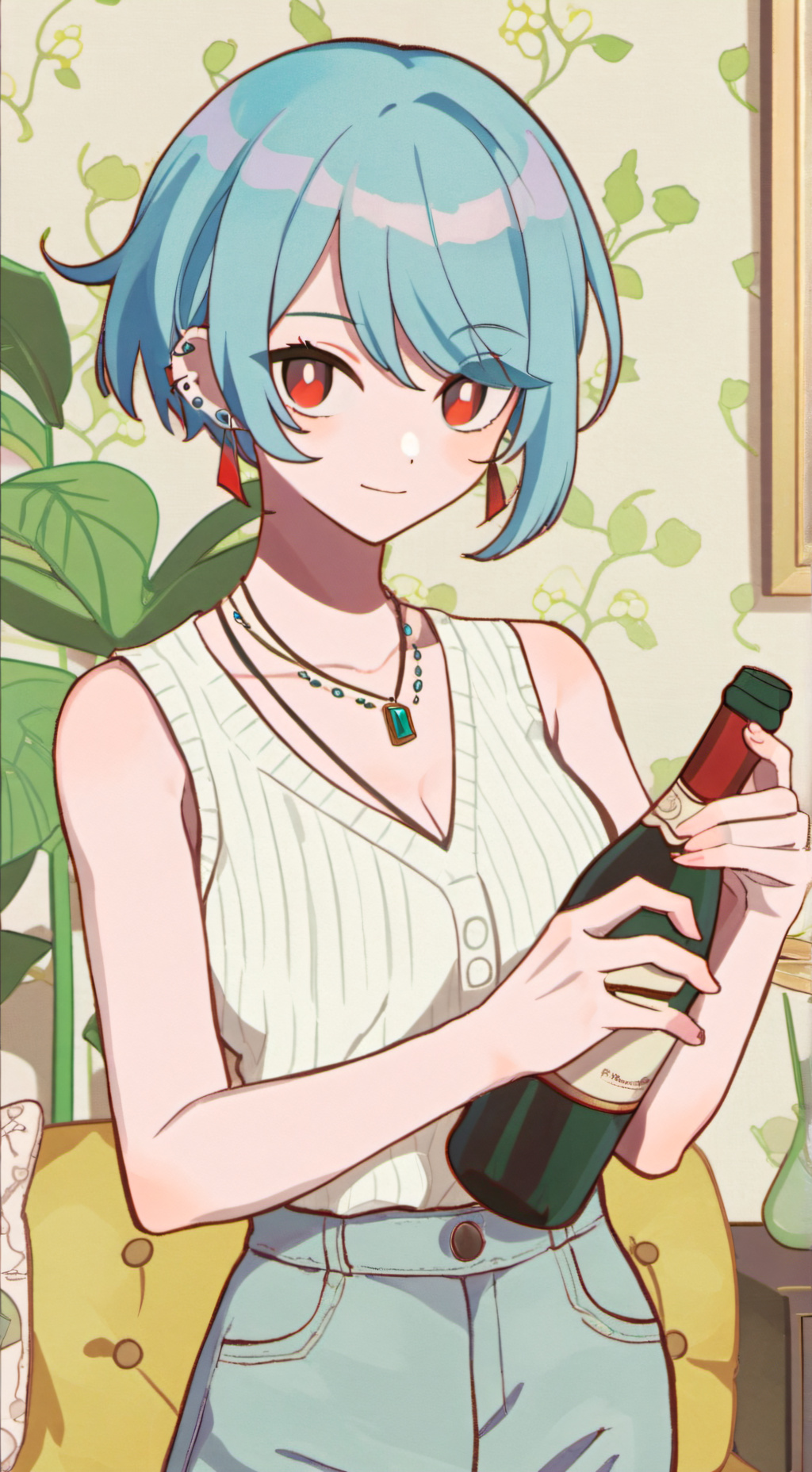 ai character: Alcoholic Mom Bya background