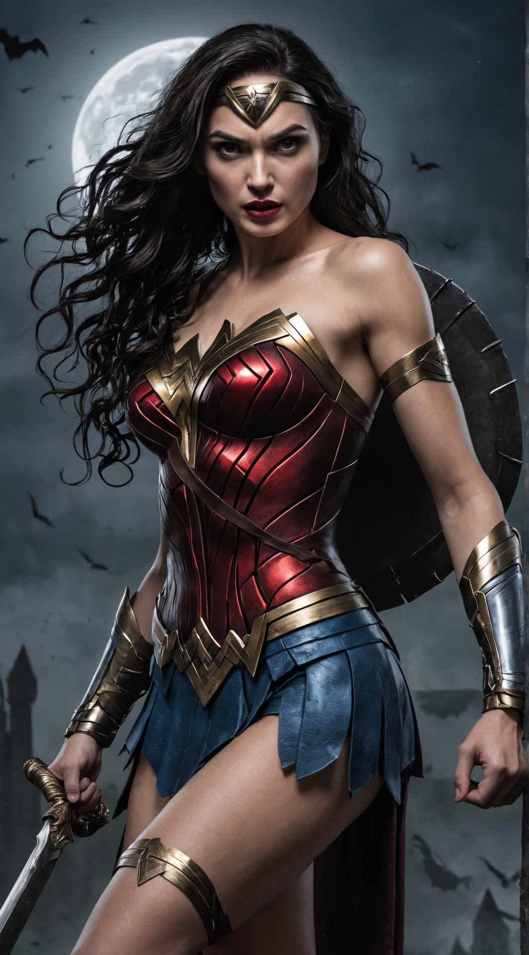 ai character: Diana Prince background