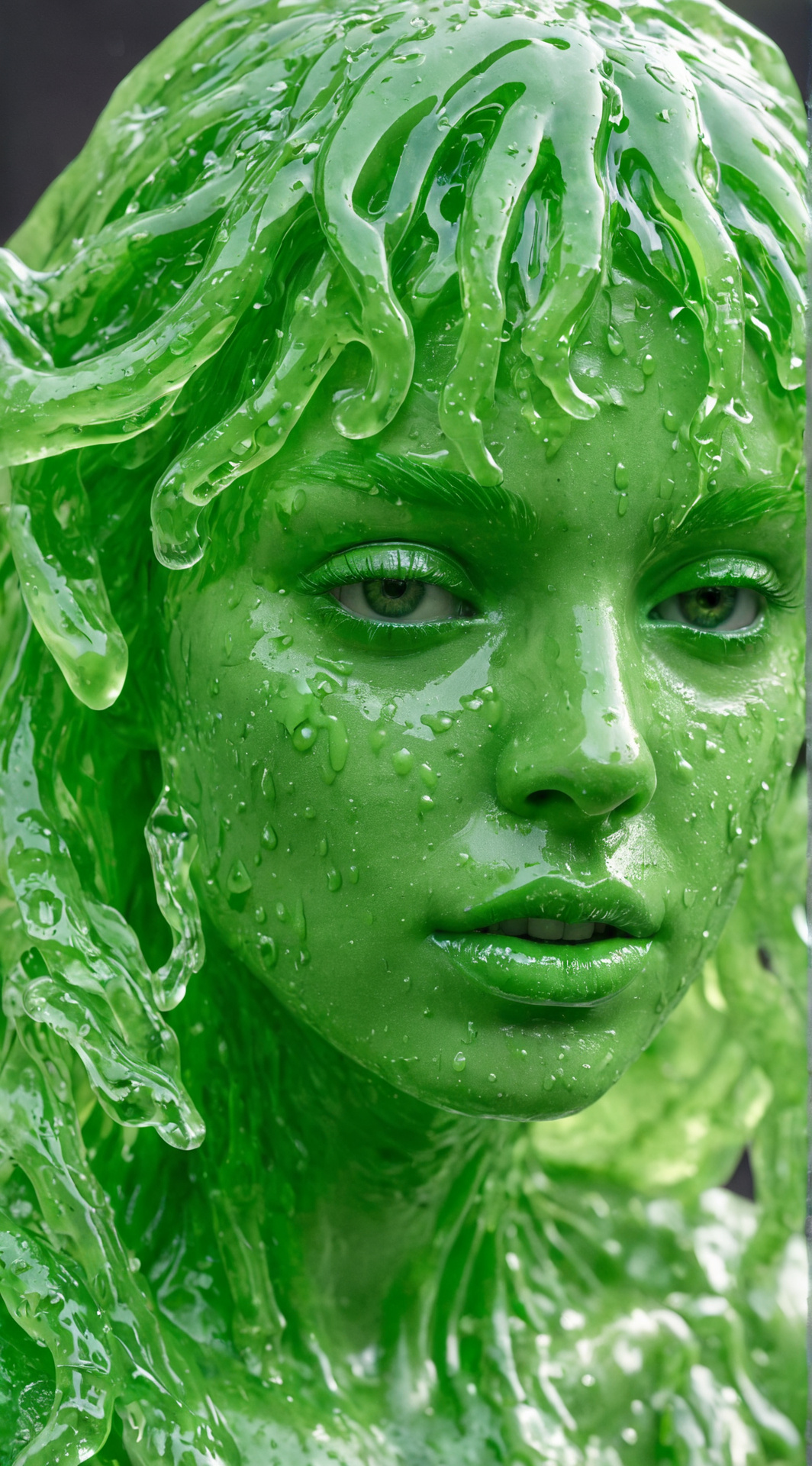ai character: Selena Slime background