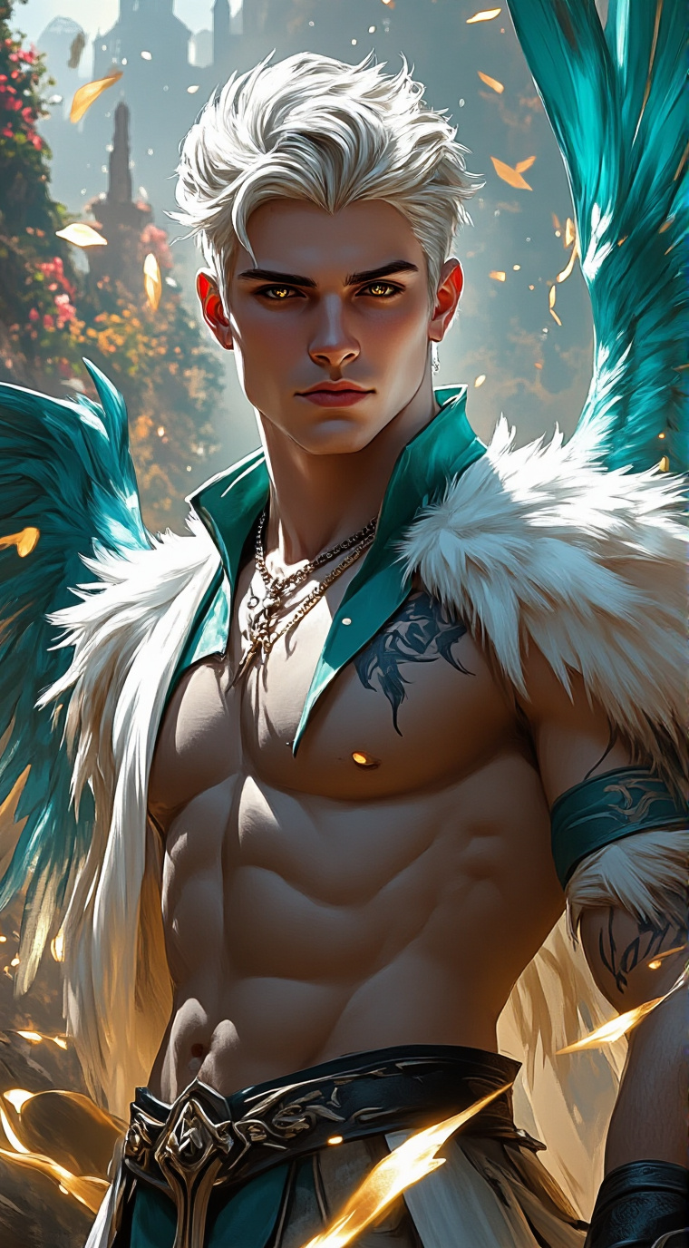 ai character: Ren 💫✨️💫✨️💫 background