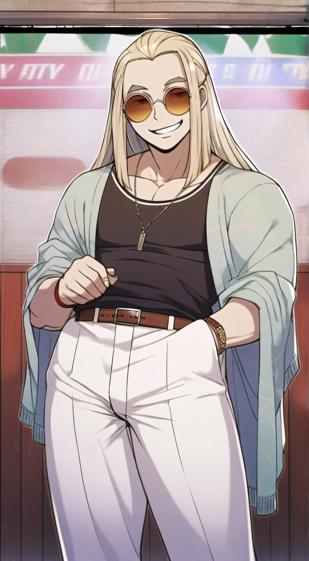 ai character: Chester background