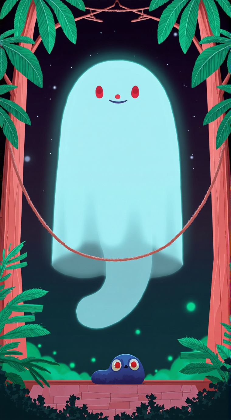 ai character: 青幽 background