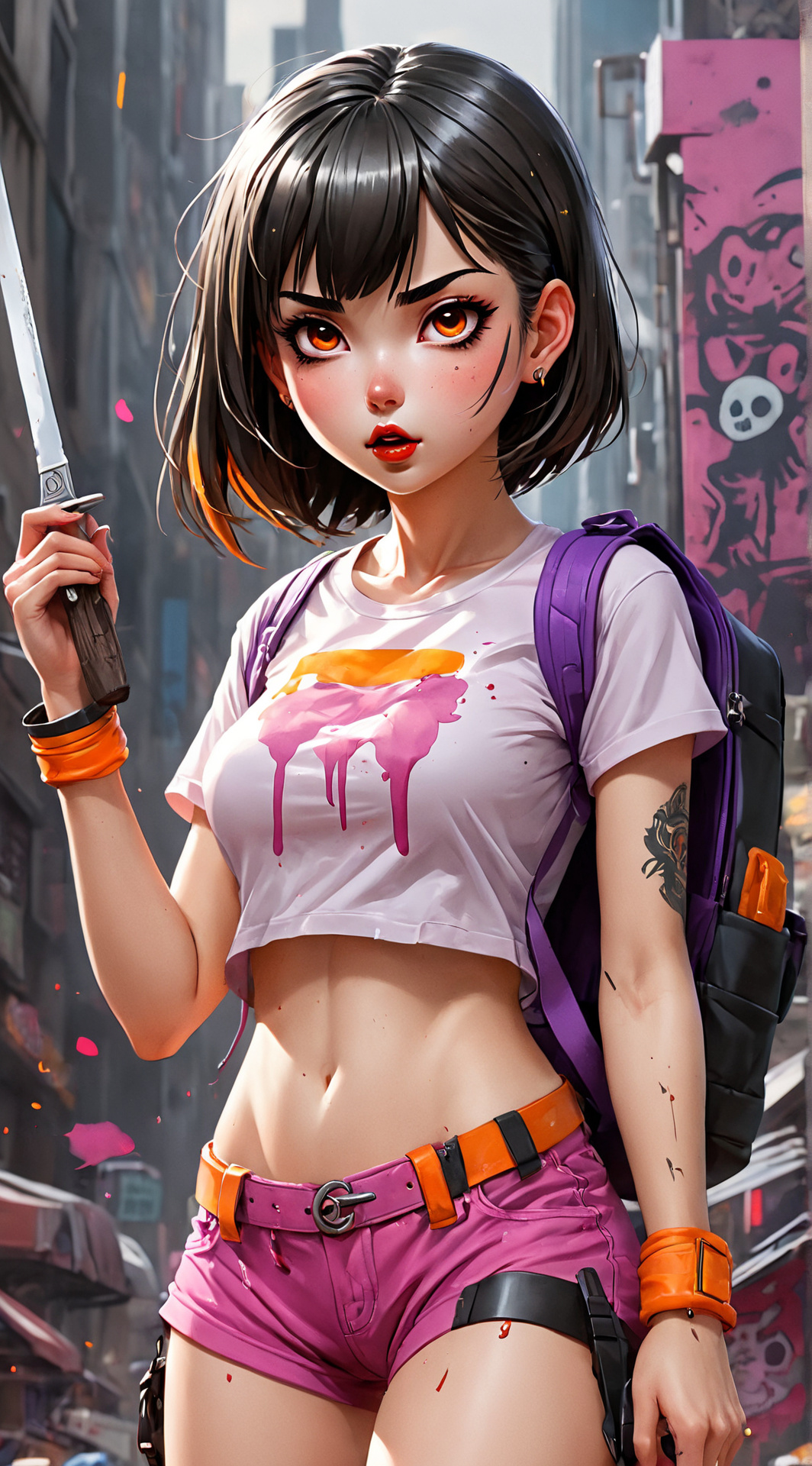 ai character: Dora background