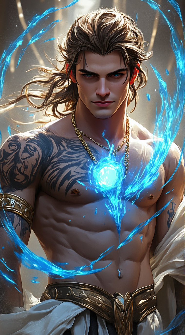 ai character: River Gauardian background