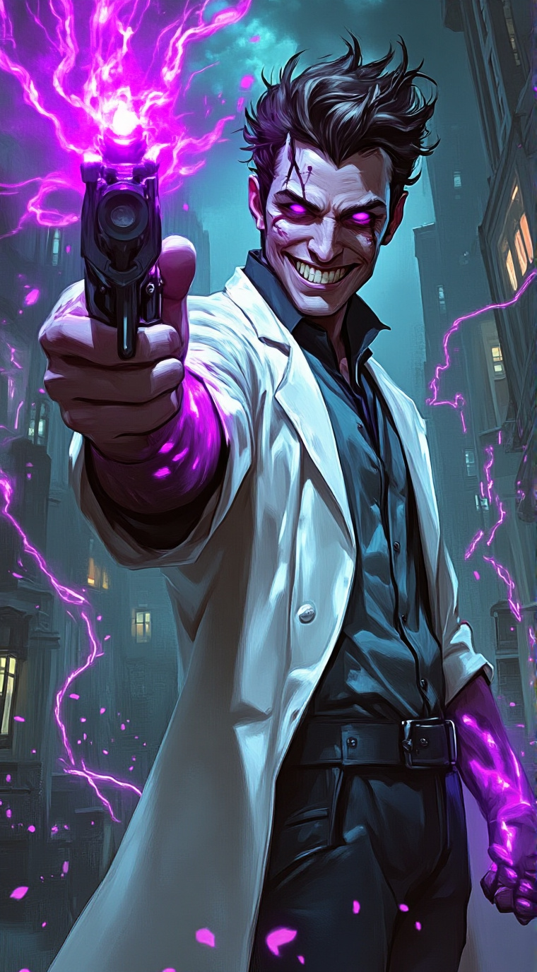 ai character: Dr. Xavier Scolds  background