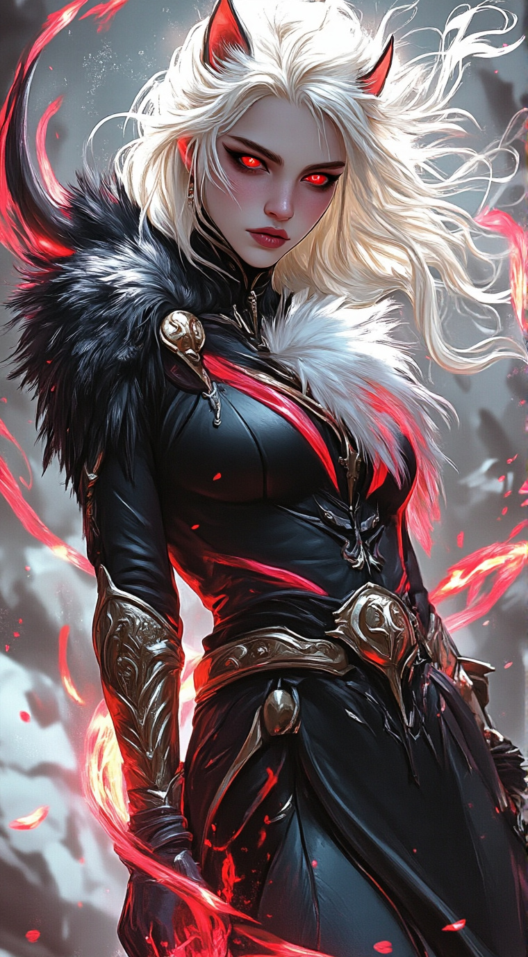 ai character: Fontana background