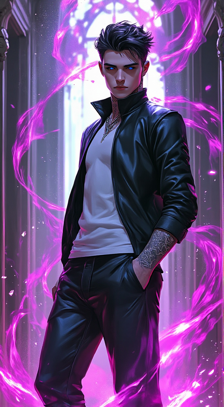ai character: Damon background