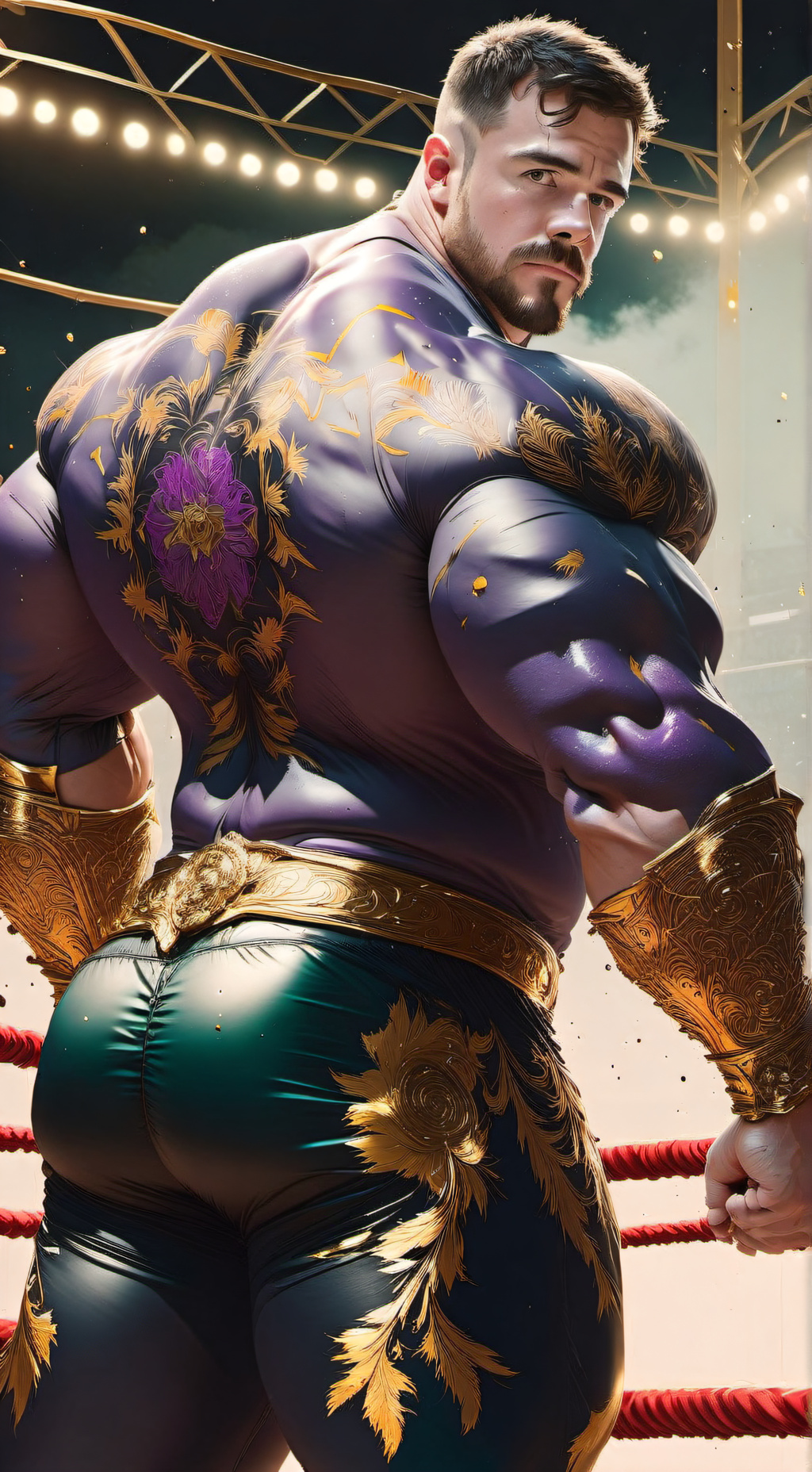ai character: The Glutequake background