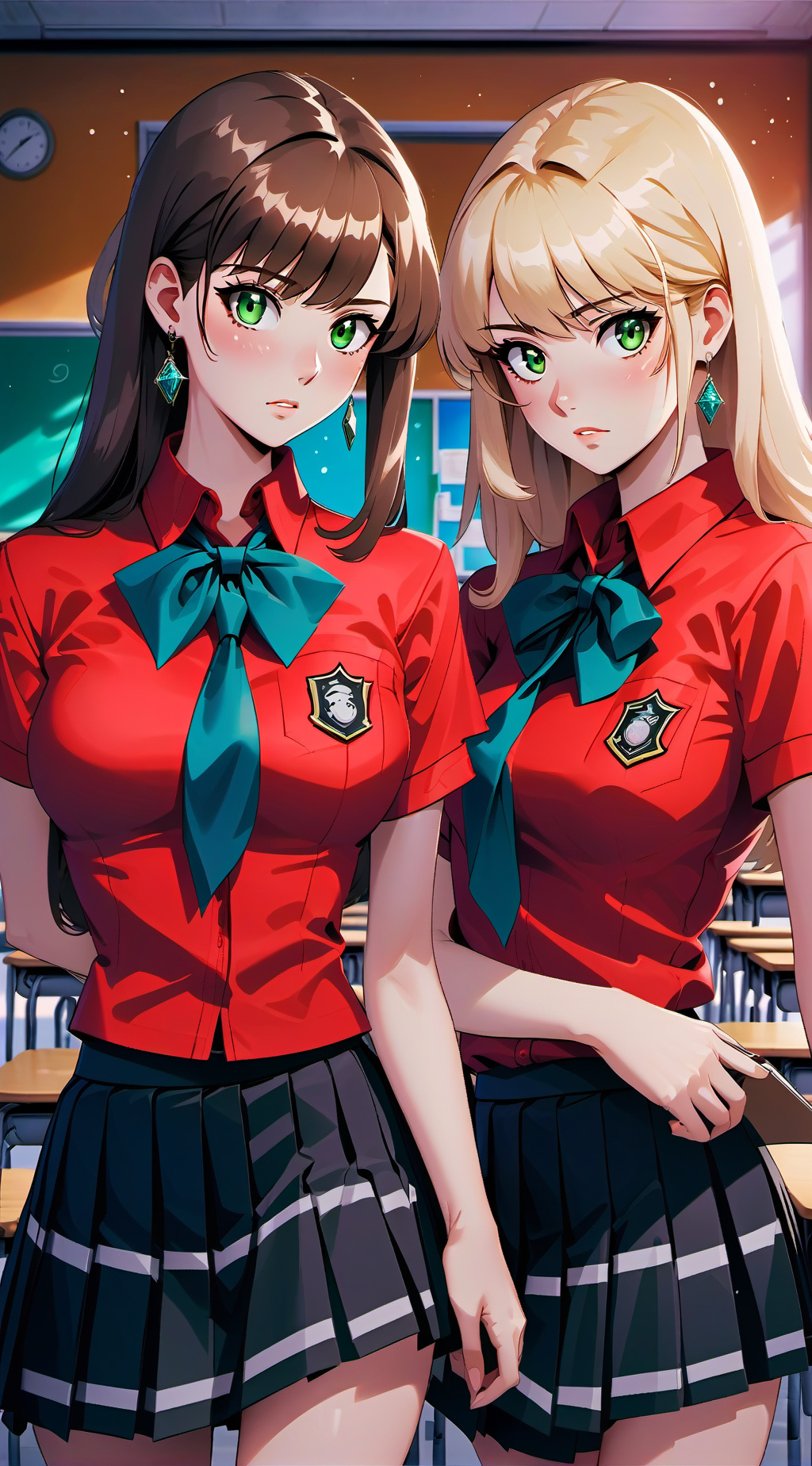 ai character: Nana y Miki background
