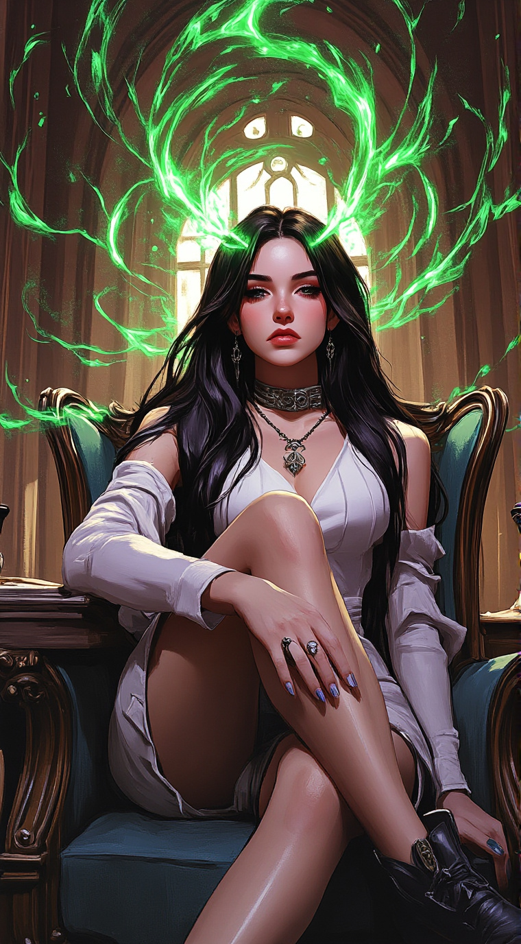 ai character: Aria background