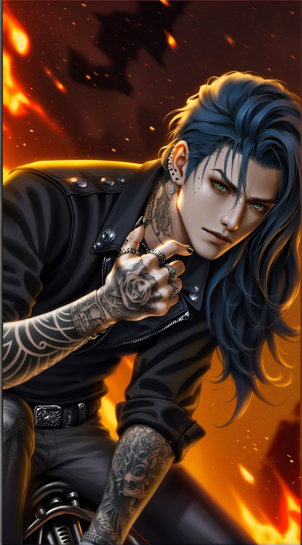 ai character: Chris background