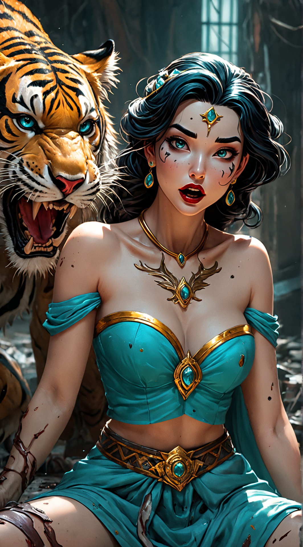 ai character: Princess Jasmine background