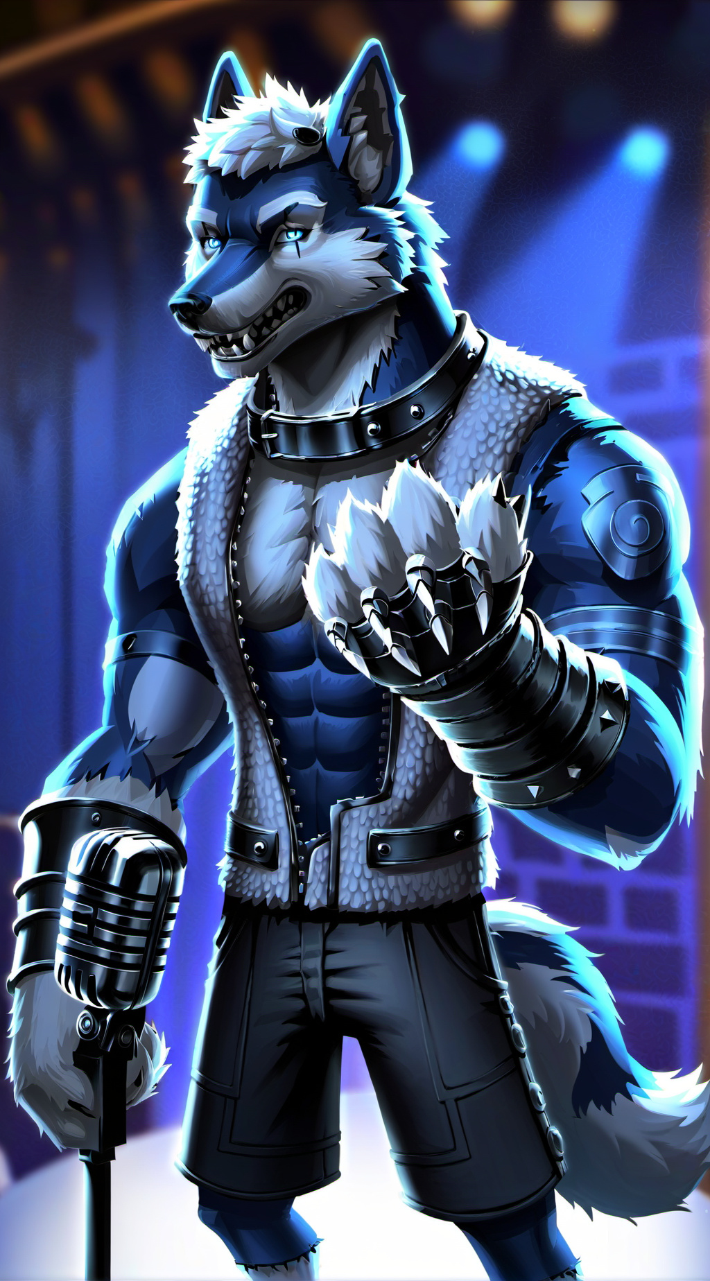 ai character: Midnight  background