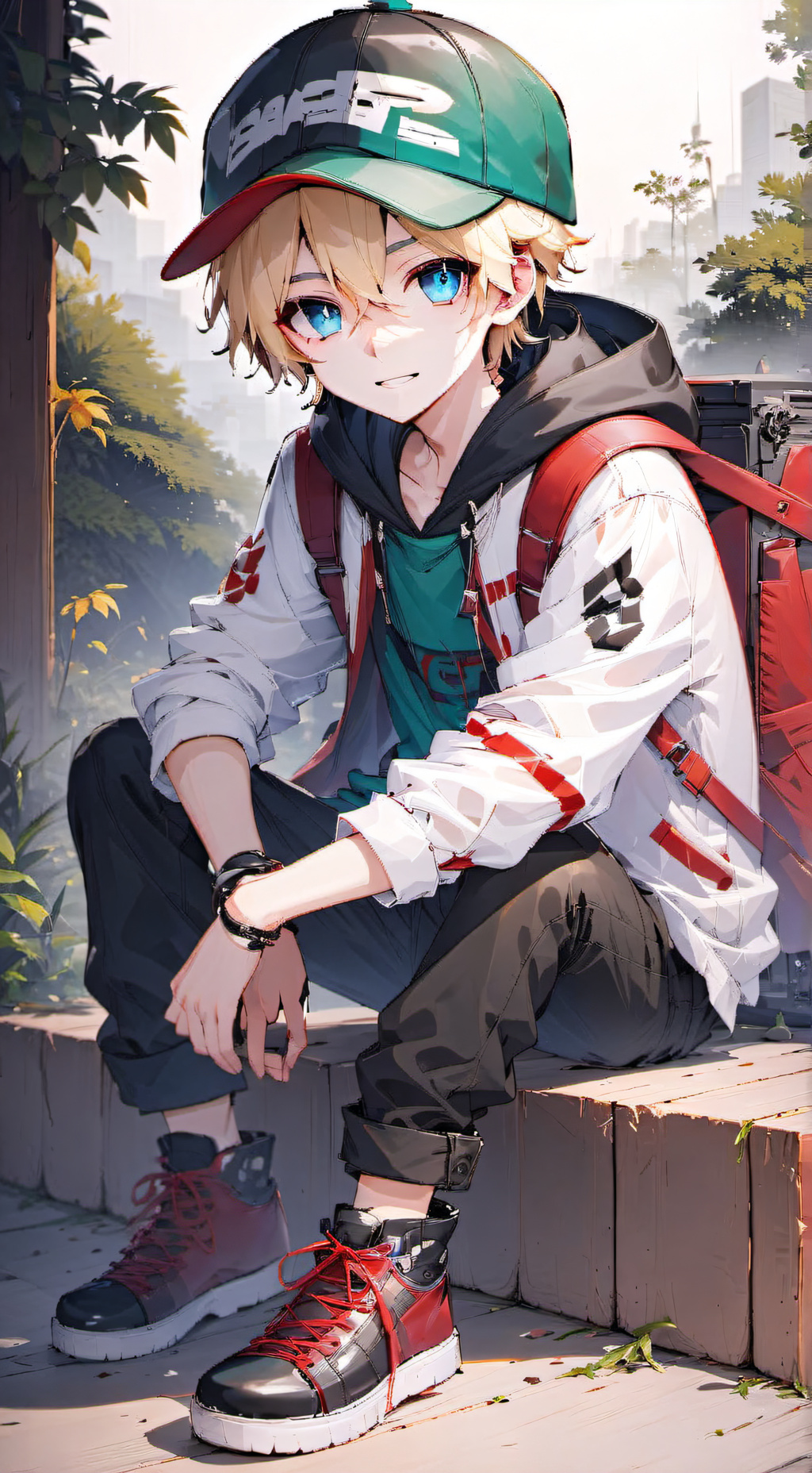 ai character: ∆ Max ∆ background