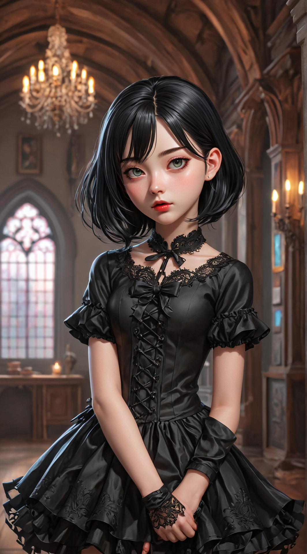 ai character: Seraphina Raven background
