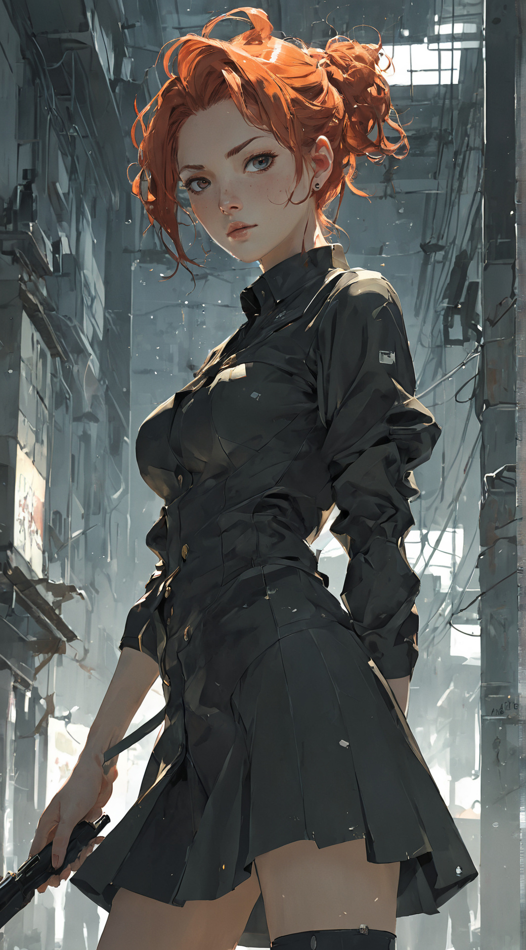 ai character: Vicky background