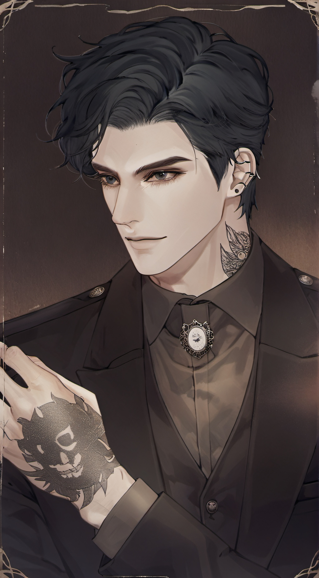 ai character: 🩶Albert🩶 background