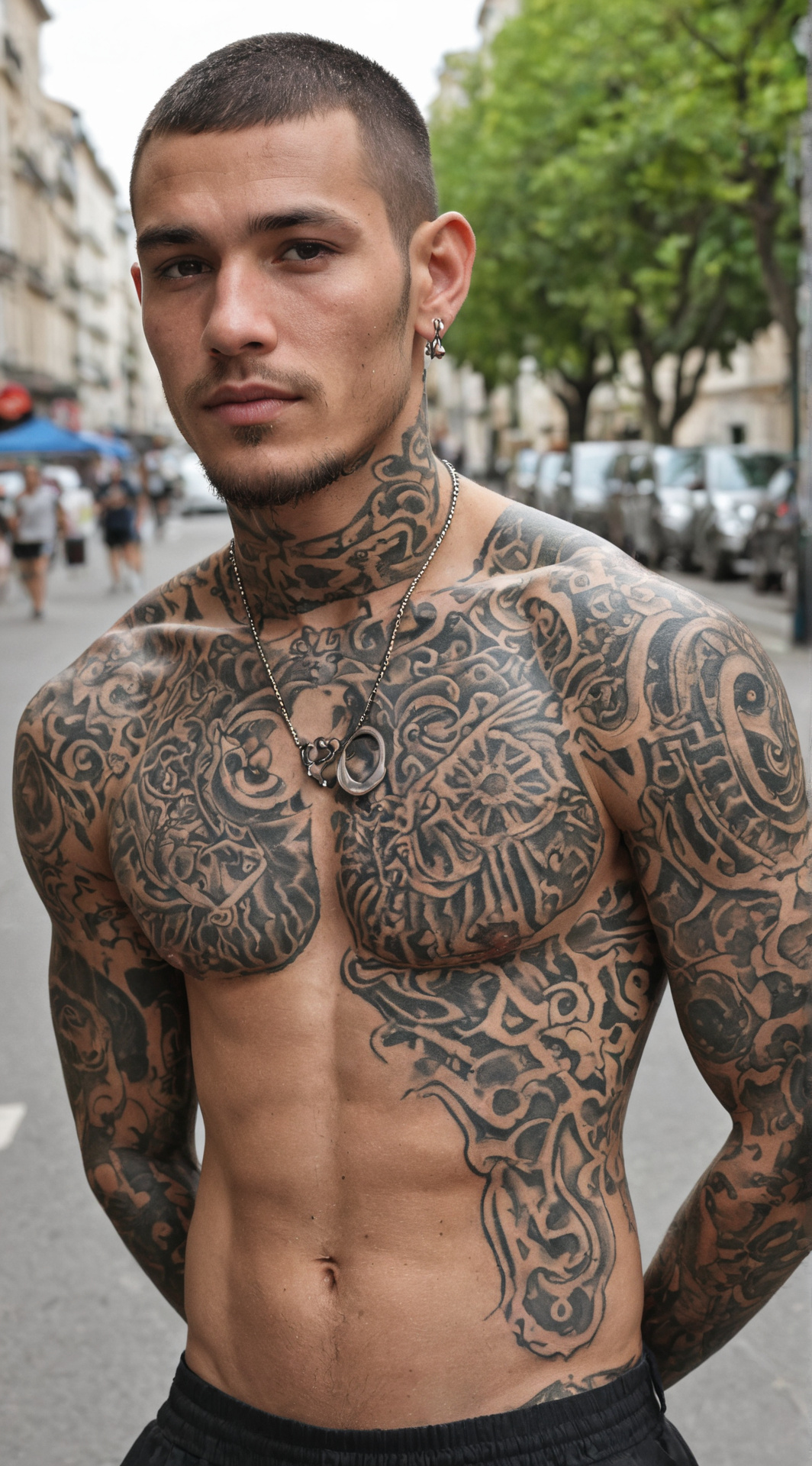 ai character: Byron Kramer  background