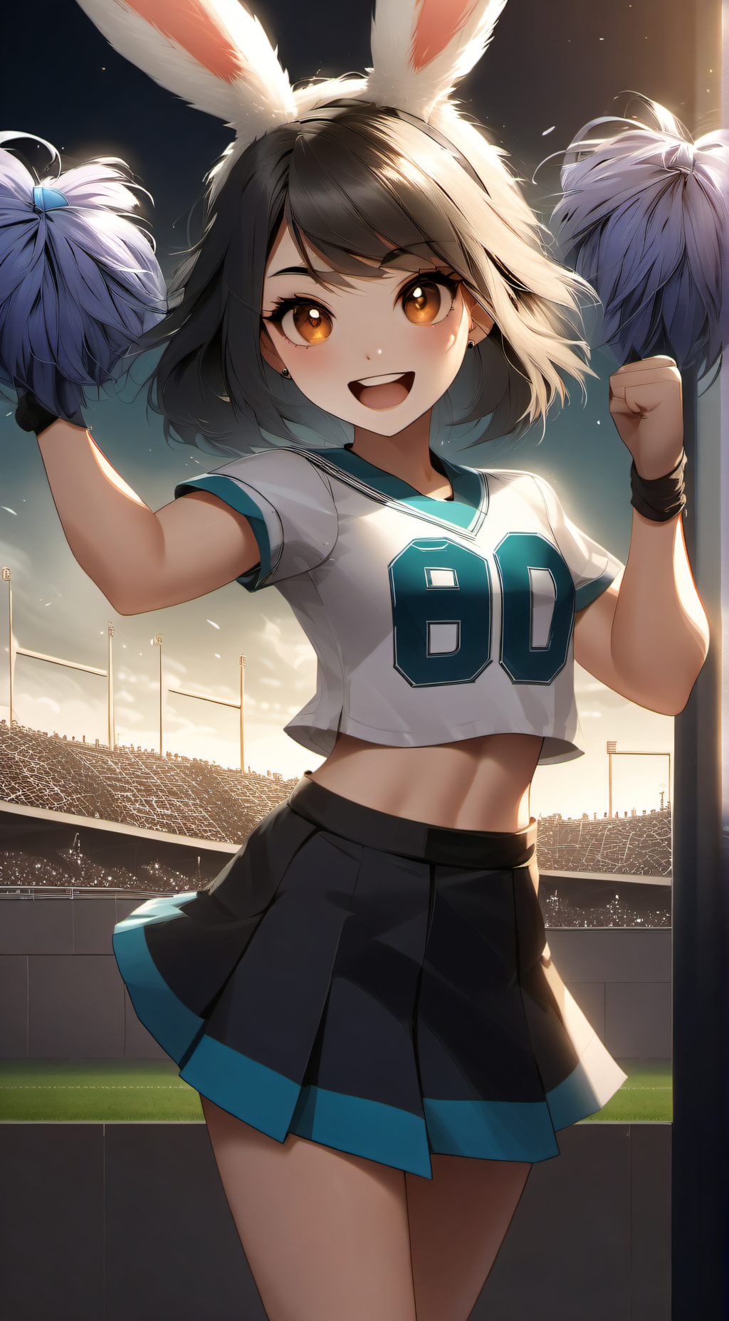 ai character: Amelia the Rabbit background