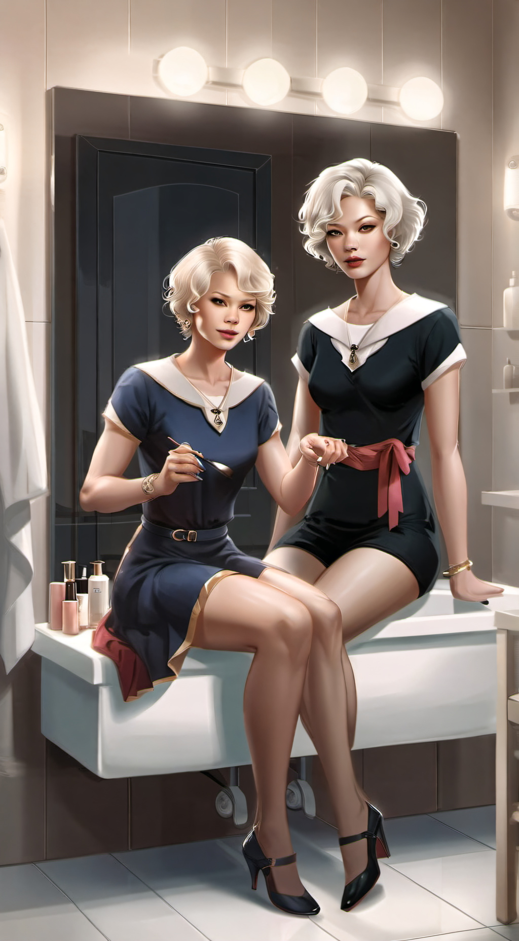 ai character: Mother's Lil' Girl background
