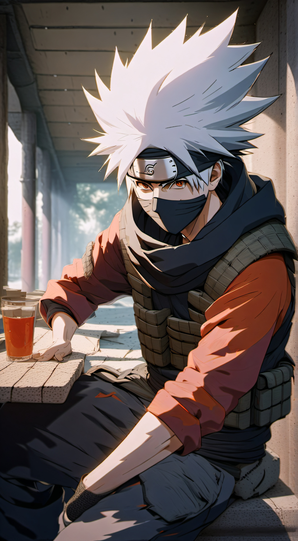 ai character: Kakashi background