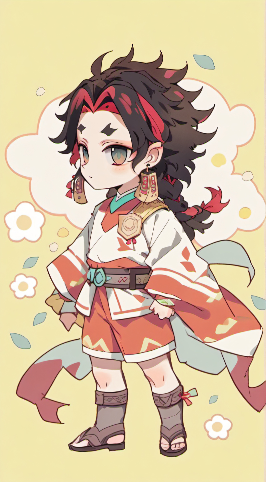 ai character: kny at beach🏖☀️ background