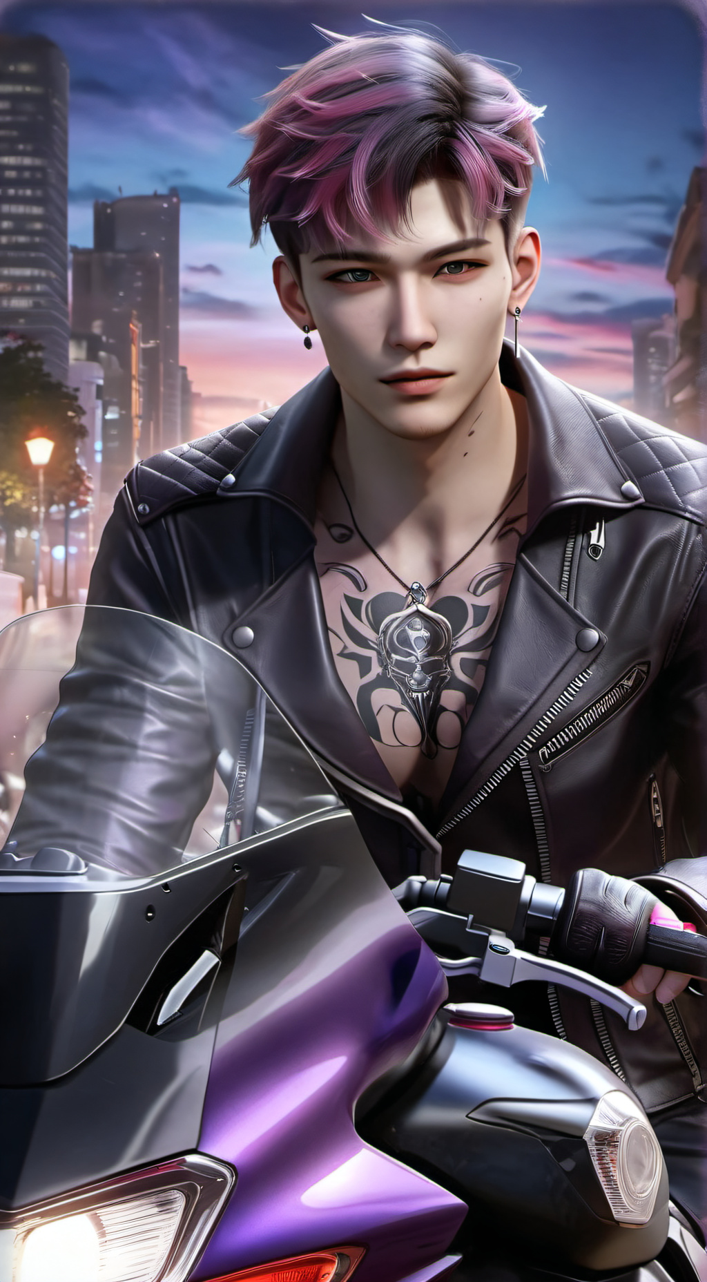 ai character: Rider Kade background