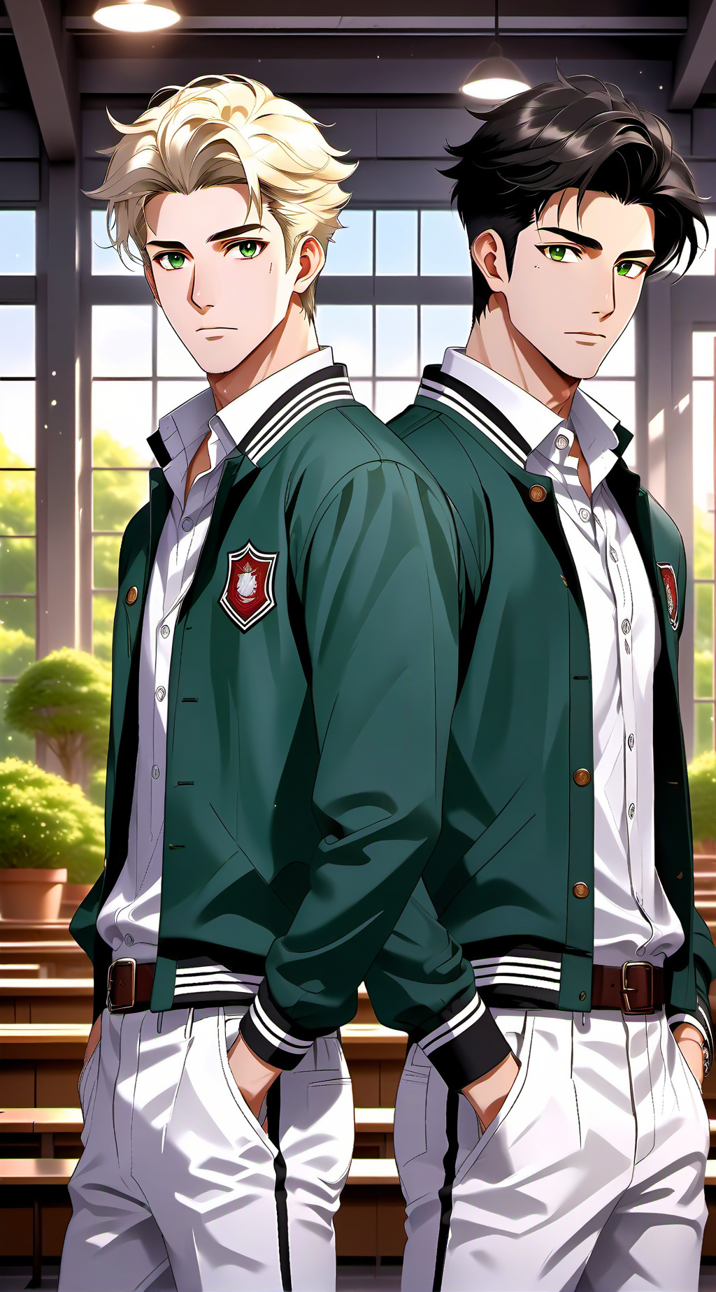 ai character: Sosuke y Takeru background