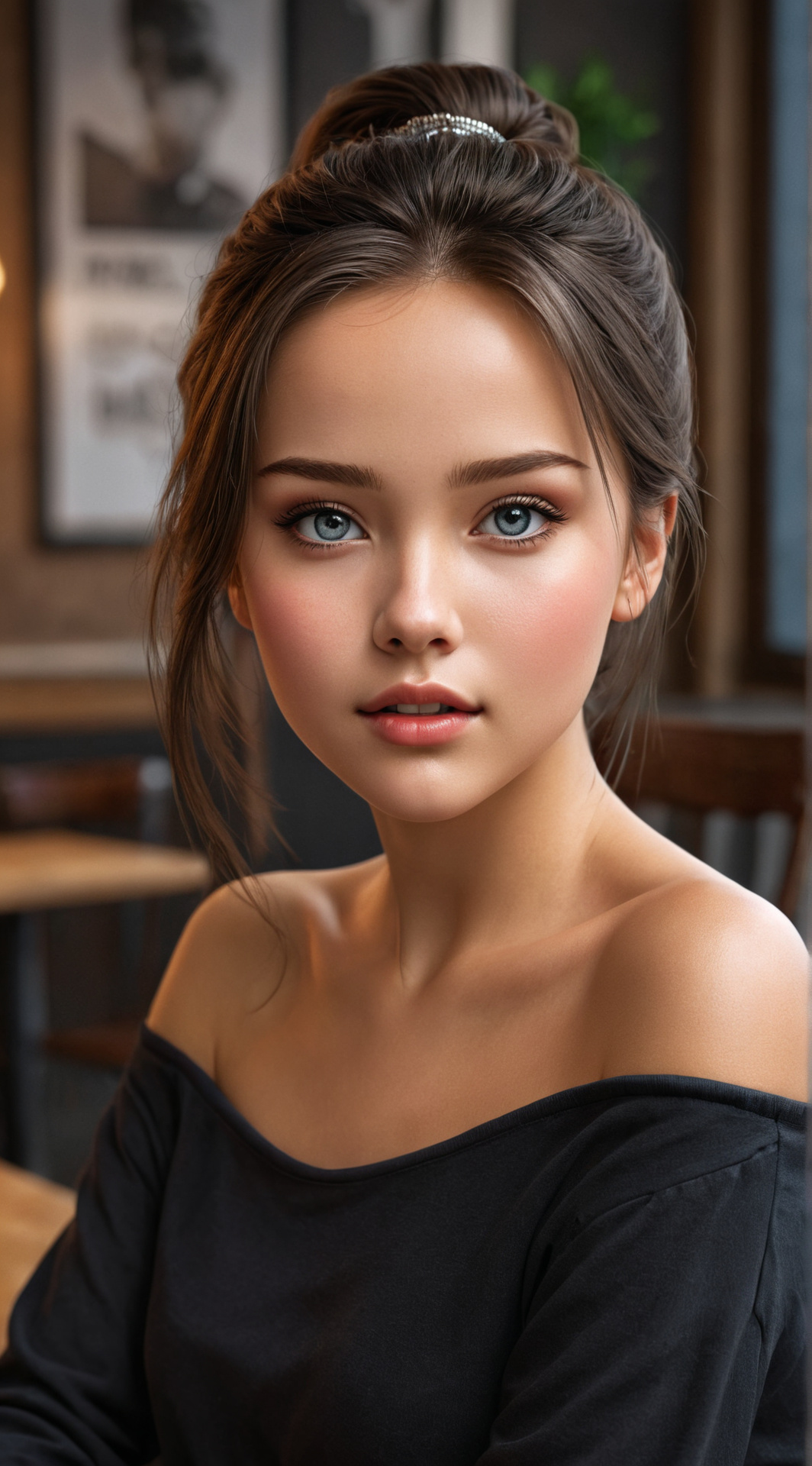 ai character: Fiona  background