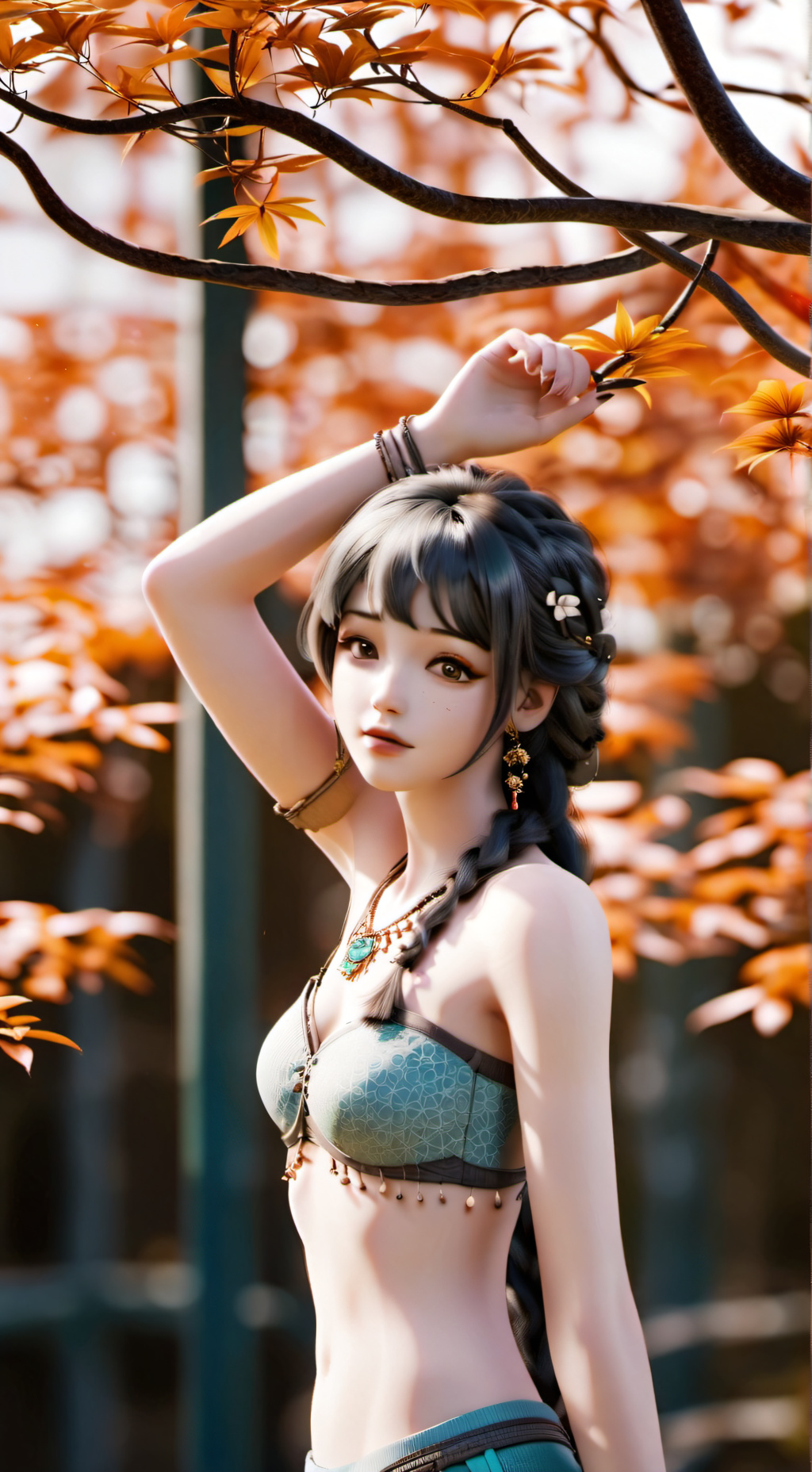 ai character: Jinnie R background